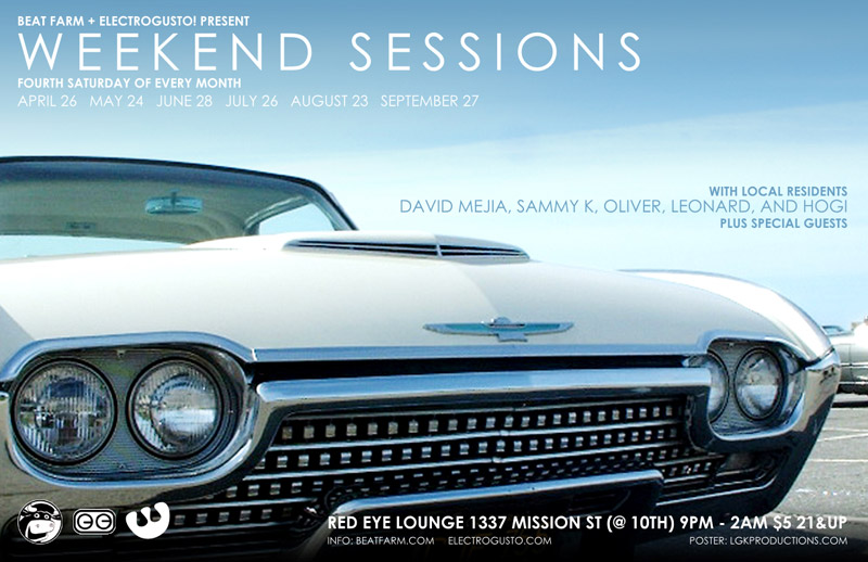 Club Flyer Design (Weekend Sessions 2002)