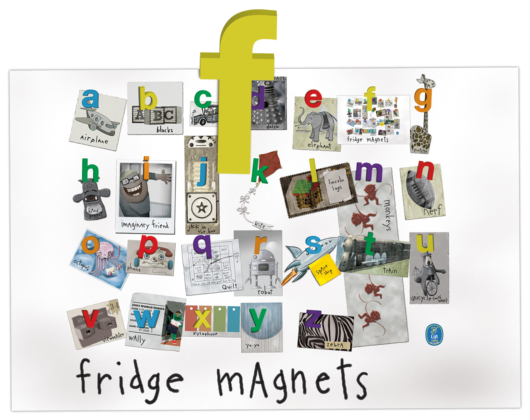 Fridge Magnets Alphabet - F
