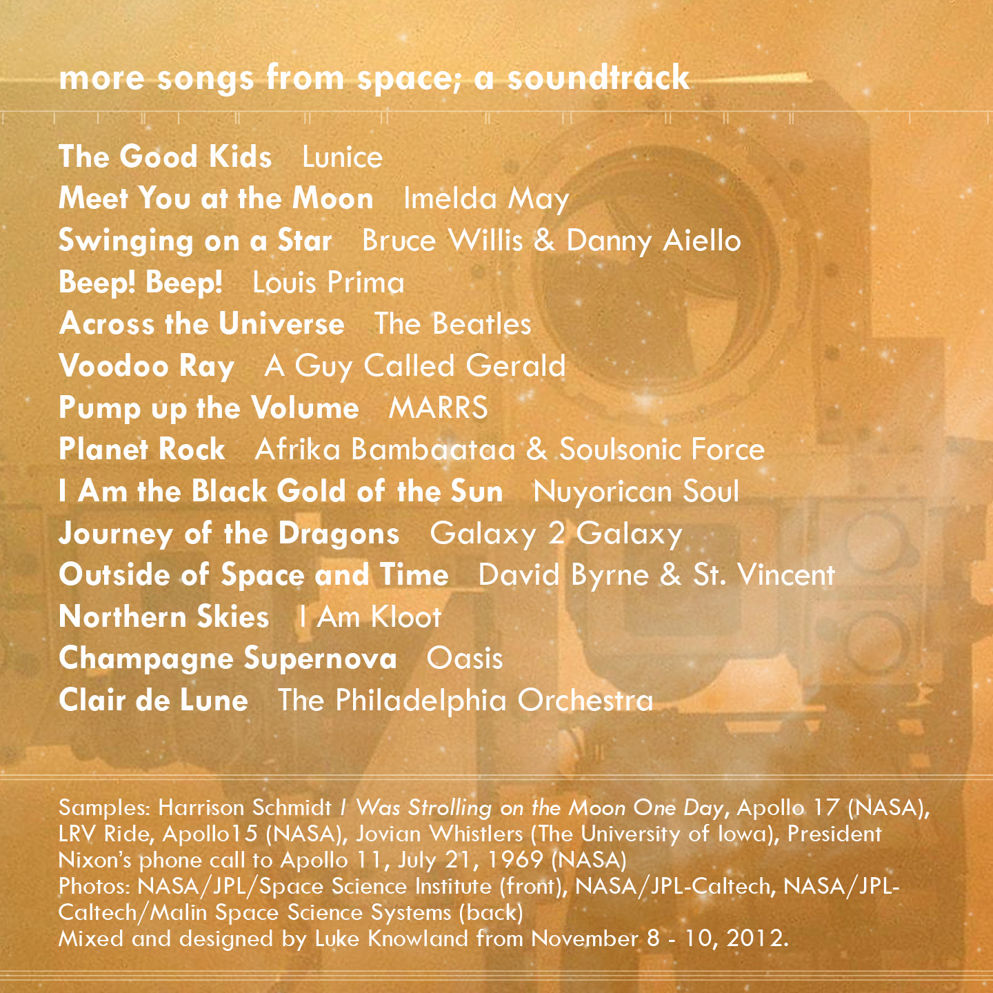 More Songs from Space (Back)
